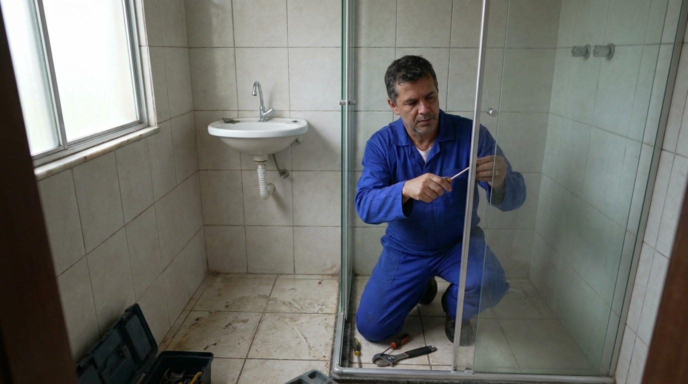 Troca de Roldanas e Trilhos na Vila Indaiá, Rio Claro‑SP